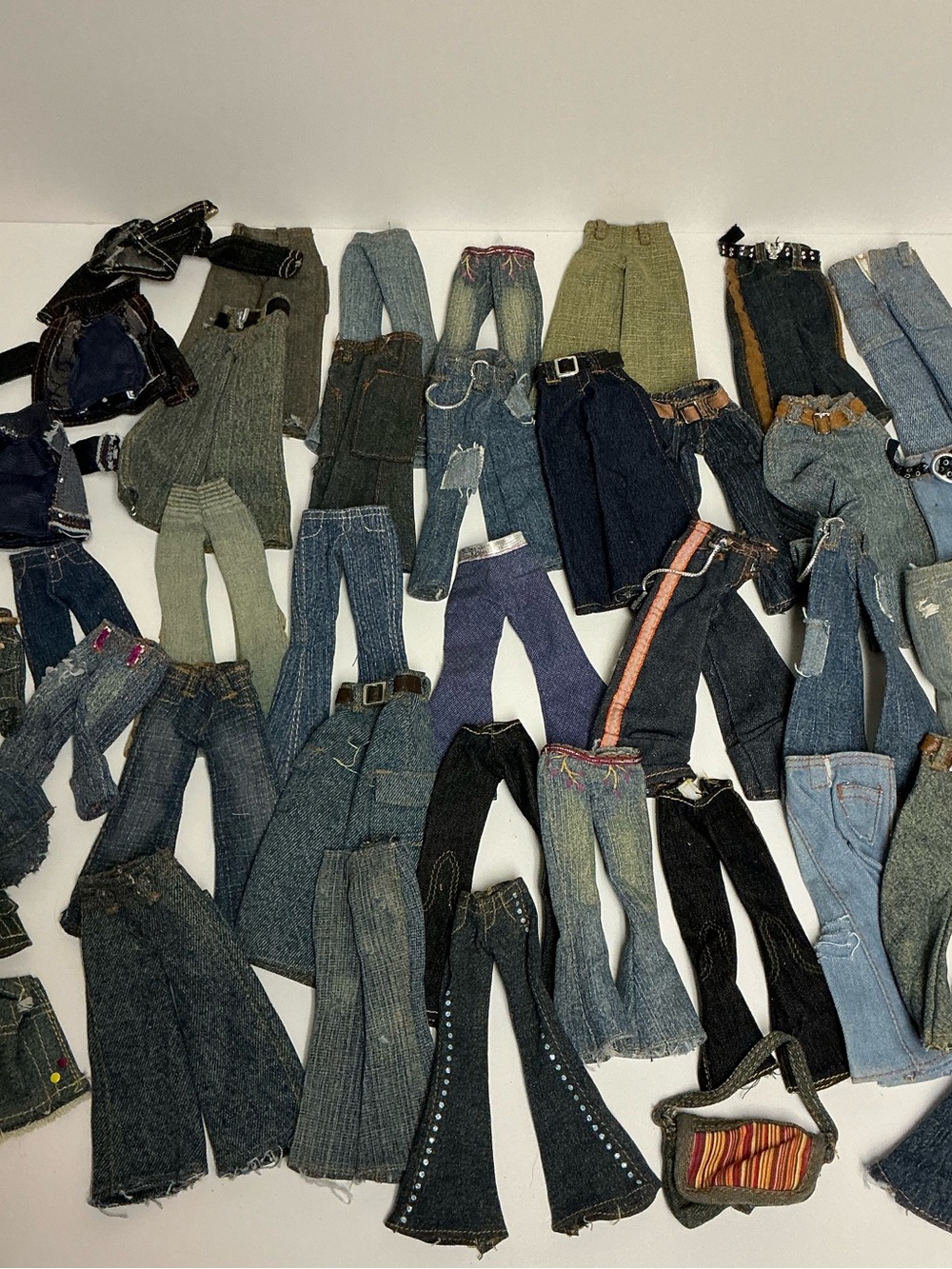 Bratz Doll Clothes Lot Jeans Denim Jackets Skirt Hat Bag & Other Brands? READ